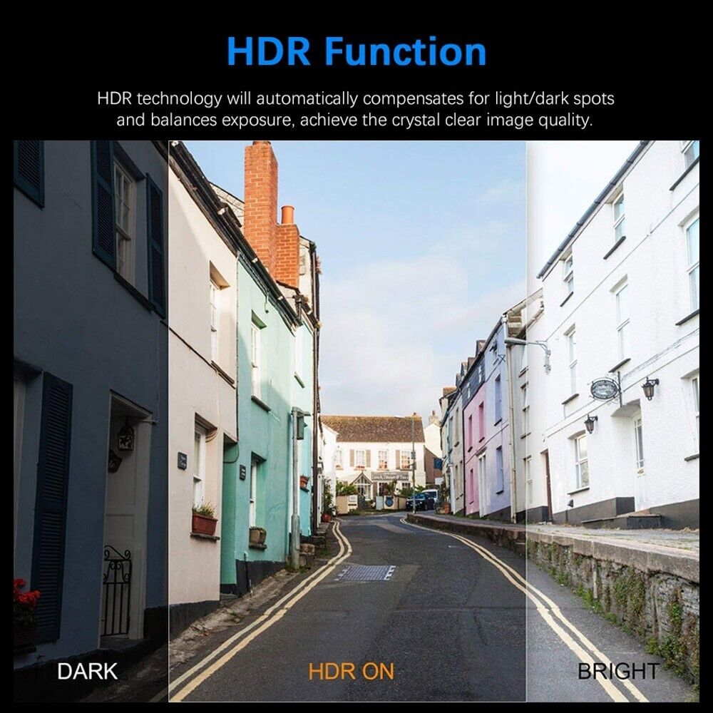 1080P Dual Lens Car DVR Dash Cam Video Recorder G-Sensor Front and Interior Camera